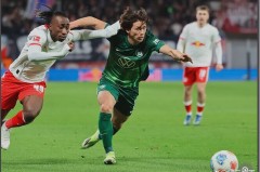 德甲惊艳首秀的日本前锋盐贝健人遭海外媒体连续两场打出全队最低分