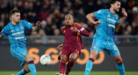 意甲争四激烈升级，罗马主场2-0完胜卡利亚里，尤文图斯被追平