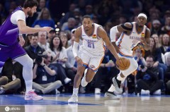 亚历山大46分马尔卡宁29分 雷霆加时胜爵士