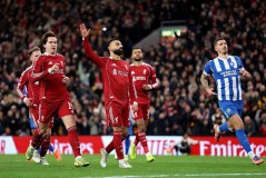 足总杯利物浦3比0布莱顿晋级，多点开花完成零封，萨拉赫强势延续