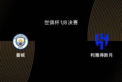 世俱杯1/8决赛前瞻-曼城VS新月：大热门PK大黑马，谁能胜出？